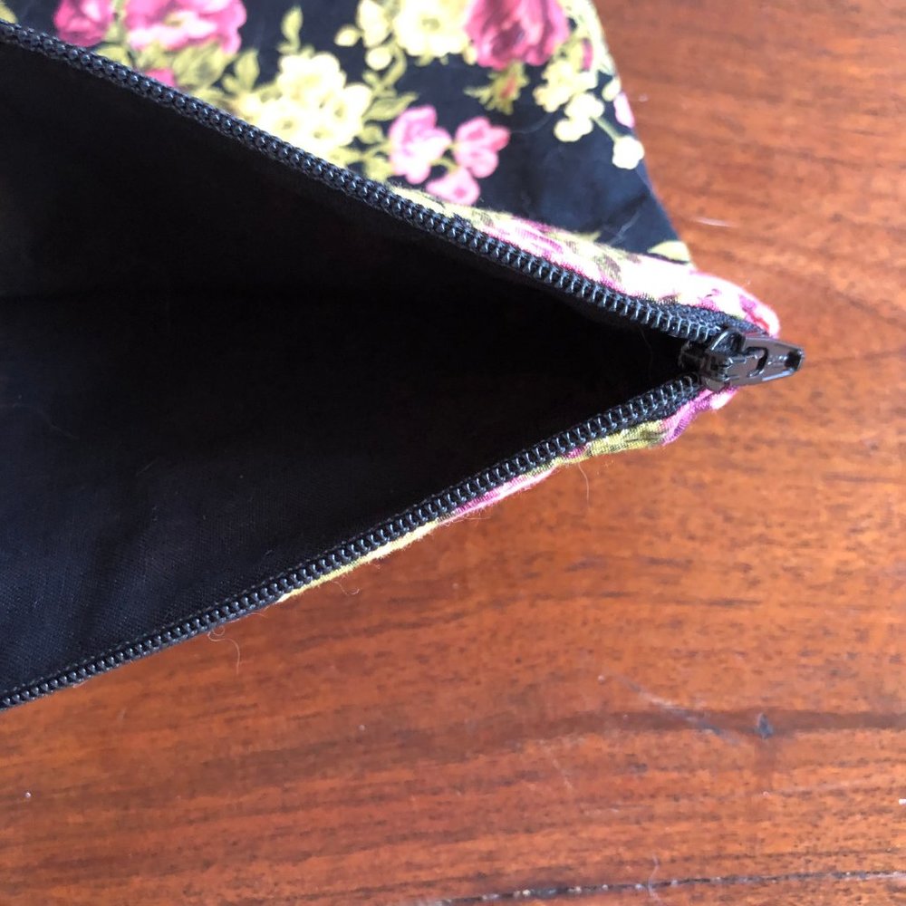 Lot 6 Handmade Zipper pouches bags Floral Lot C - Picture 11 of 14